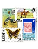 LESOTHO : pochette de 50 timbres (Oblitérés)