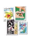 ORCHIDEES : pochette de 100 timbres (Oblitérés)