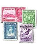 TERRE NEUVE : pochette de 25 timbres (Oblitérés)