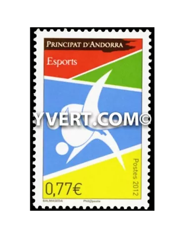 n° 726 - Timbre Andorre Poste