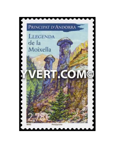 n° 734 - Timbre Andorre Poste