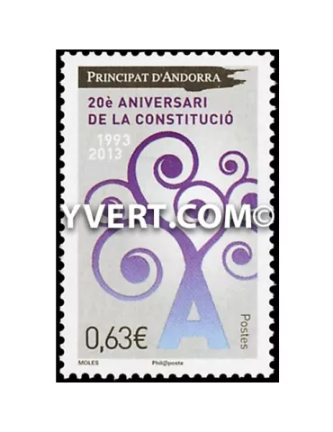 n° 736 - Timbre Andorre Poste