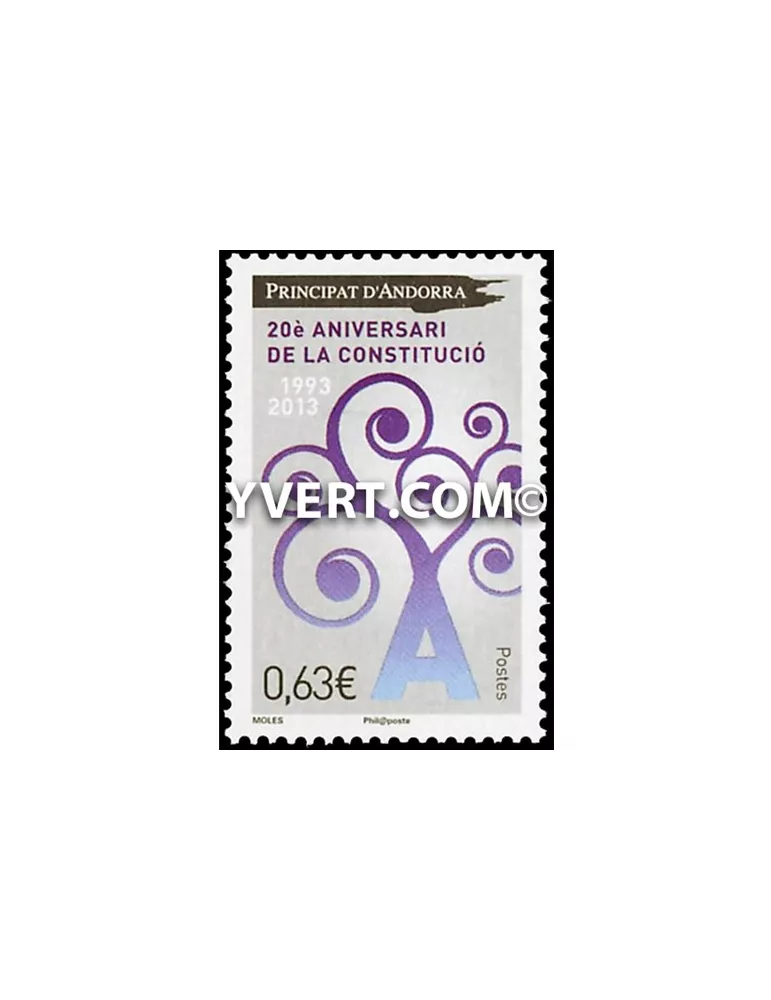 n° 736 - Timbre Andorre Poste