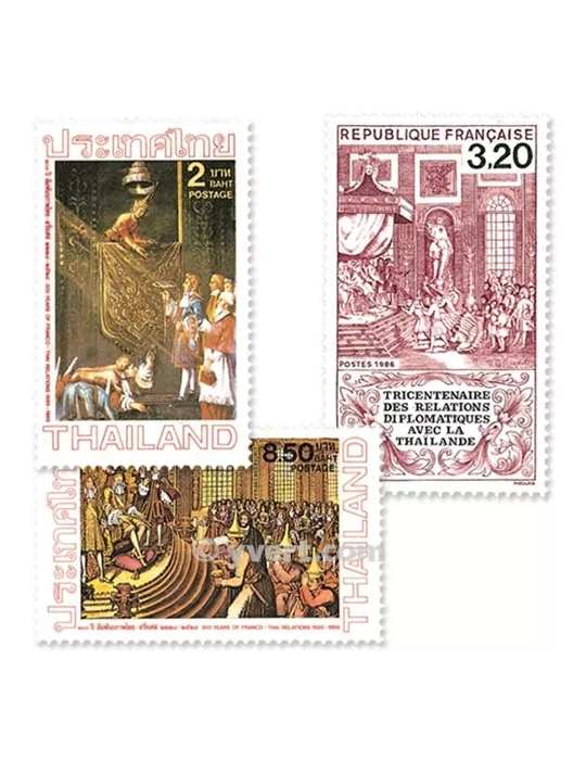 1986 - Émission commune-France-Thaïlande