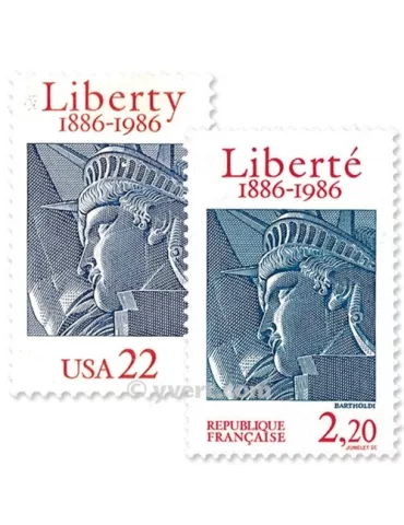 1986 - Émission commune-France-USA