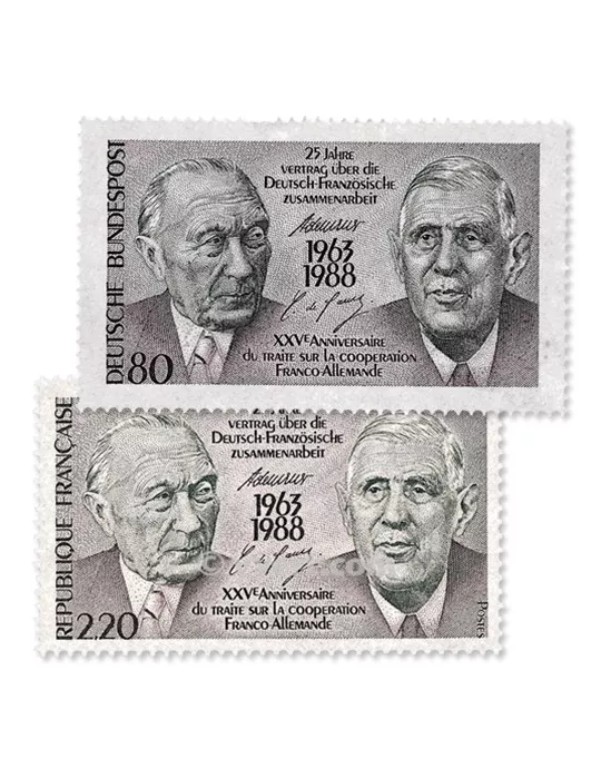 1988 - Émission commune-France-Allemagne-(pochette)
