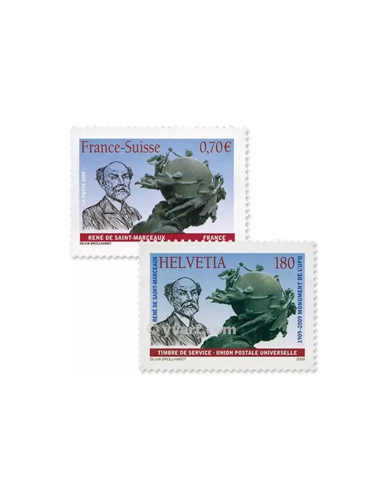 Document Philatélique 1er Jour : 19 2009 - France / Suisse - Bon état
