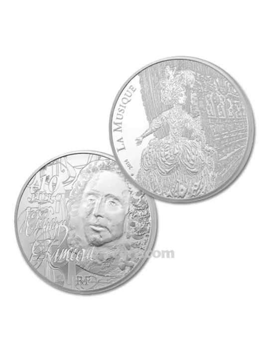 10 EUROS ARGENT - FRANCE - RAMEAU