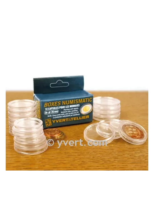 CAPSULES : 19 mm - POUR 2 CENT