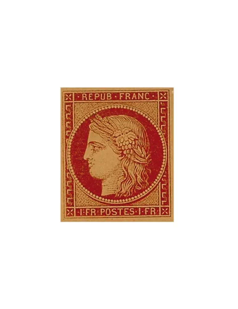 n° 6B obl. - Type Cérès (1ère émission)