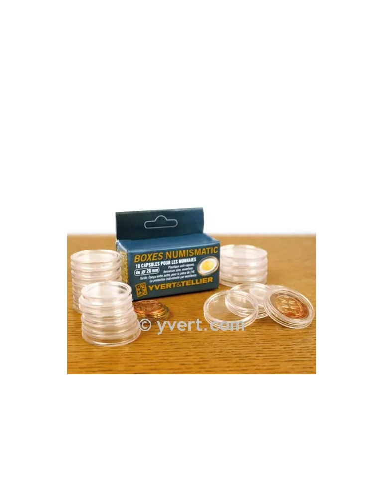 CAPSULES : 22.5 mm - POUR 20 CENT