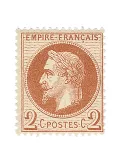 n° 26A obl. - Napoléon III (Empire lauré)