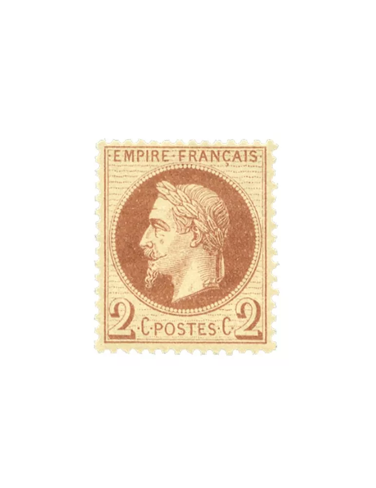 n° 26B obl. - Napoléon III (Empire lauré)