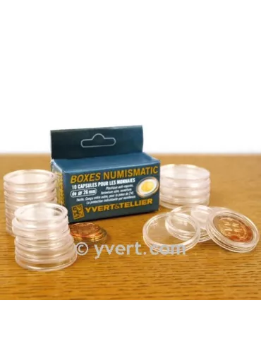 CAPSULES : 24.5 mm - POUR 50 CENT