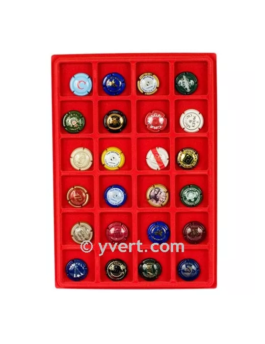 PLATEAUX DE RANGEMENT (24 cases)