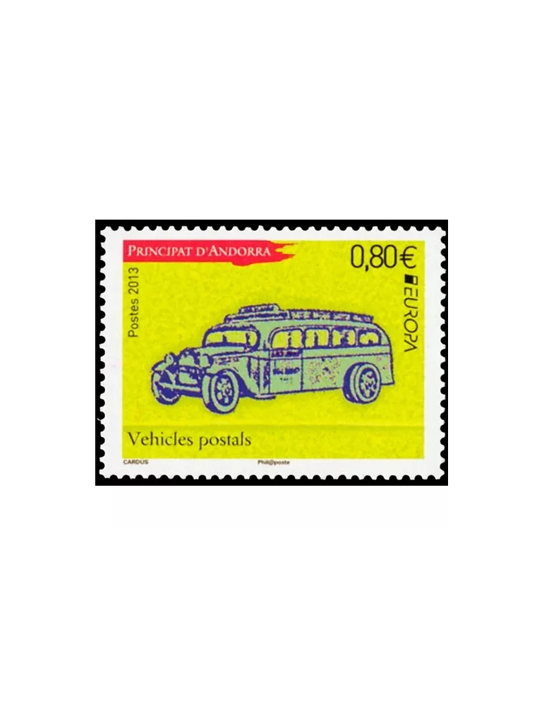 n° 739 -Timbre Andorre Poste