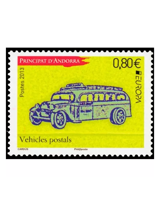 n° 739 -Timbre Andorre Poste