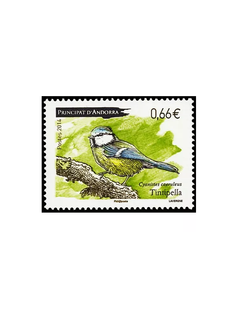 n° 751 -Timbre Andorre Poste