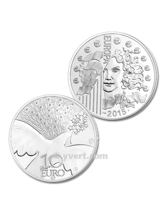 BE : 10 EUROS ARGENT - FRANCE 2015 - EUROPA