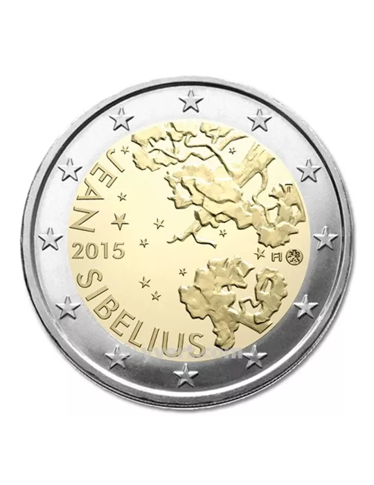 2 EURO COMMEMORATIVE 2015 : FINLANDE (150 ans de la naissance de Jean Sibelius)