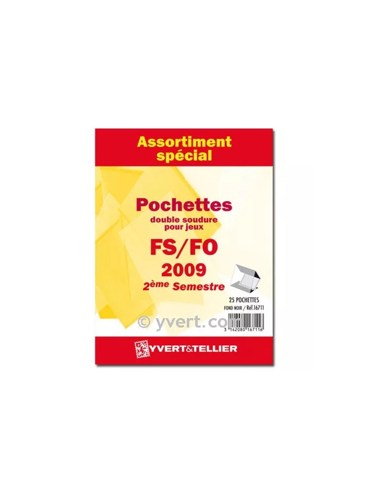 Assortiment de pochettes (double soudure) : 2009-2nd semestre