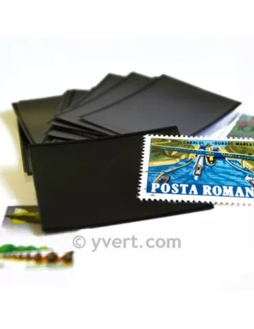 Pochettes double soudure - Lxh:209x98mm (Fond noir) 2