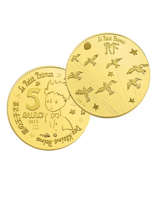 5 EUROS OR - FRANCE 2015 - LE PETIT PRINCE