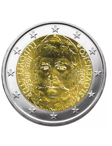 2 EURO COMMEMORATIVE 2015 : SLOVAQUIE ( 200 ans de la naissance de Ludovit Stur)