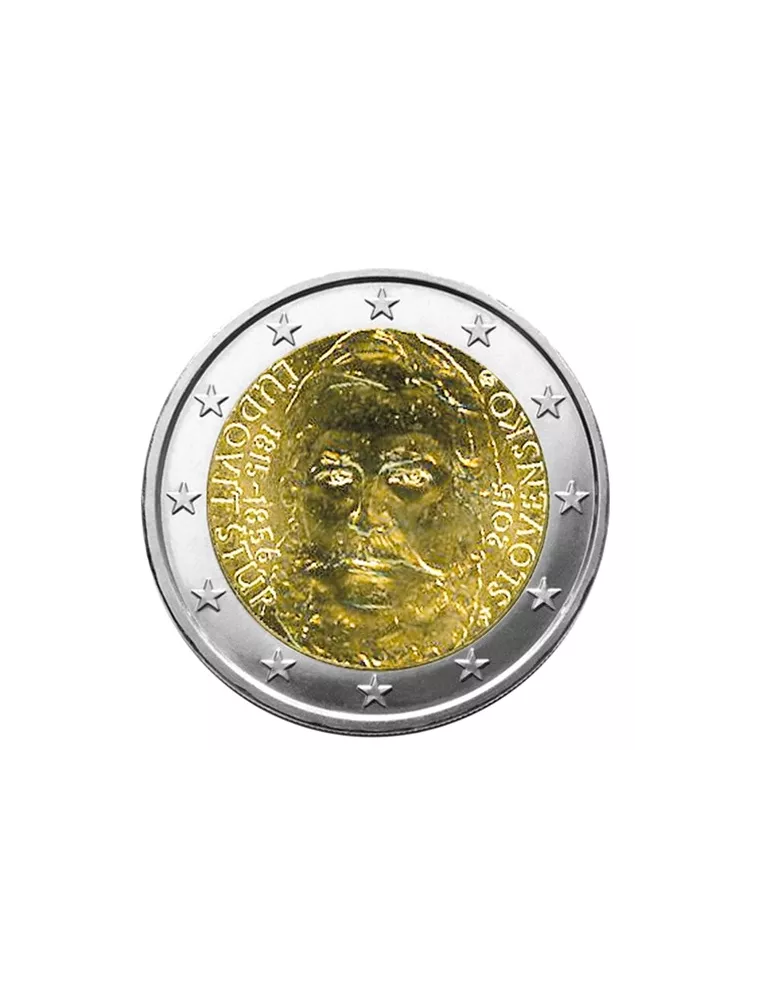 2 EURO COMMEMORATIVE 2015 : SLOVAQUIE ( 200 ans de la naissance de Ludovit Stur)