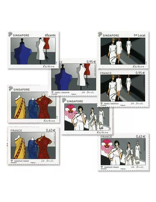 2013 - Émission commune-France-Singapour