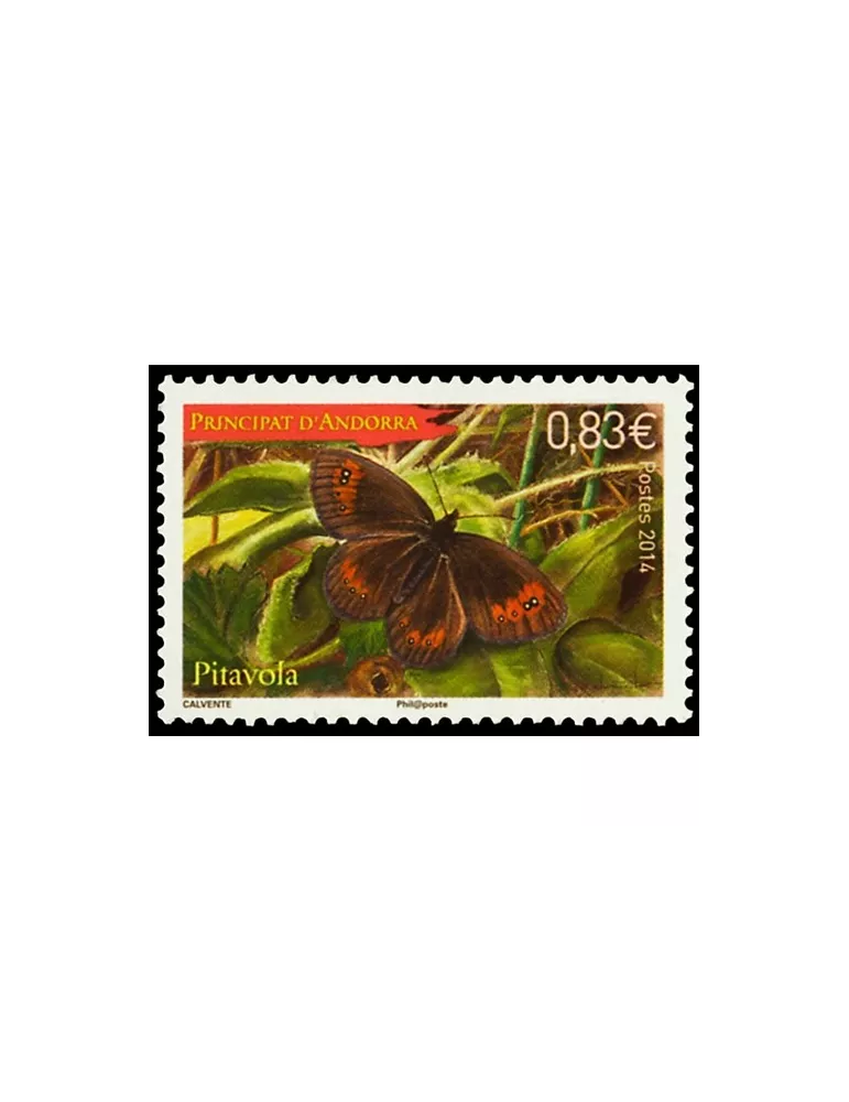 n° 758 - Timbre Andorre Poste