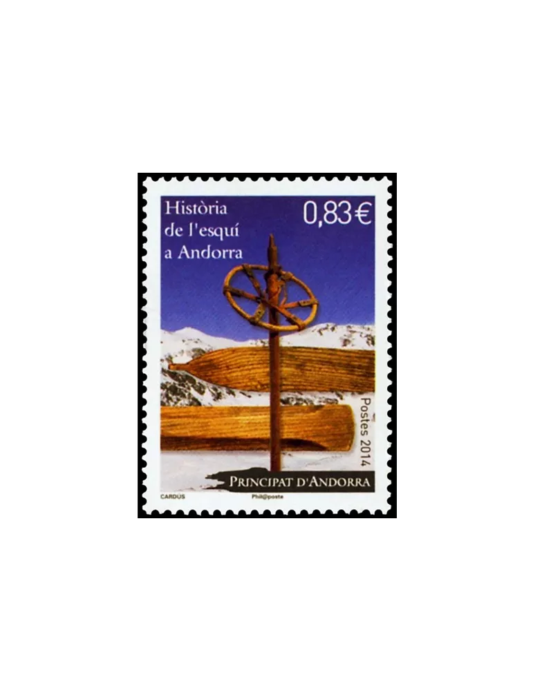 n° 760 - Timbre Andorre Poste