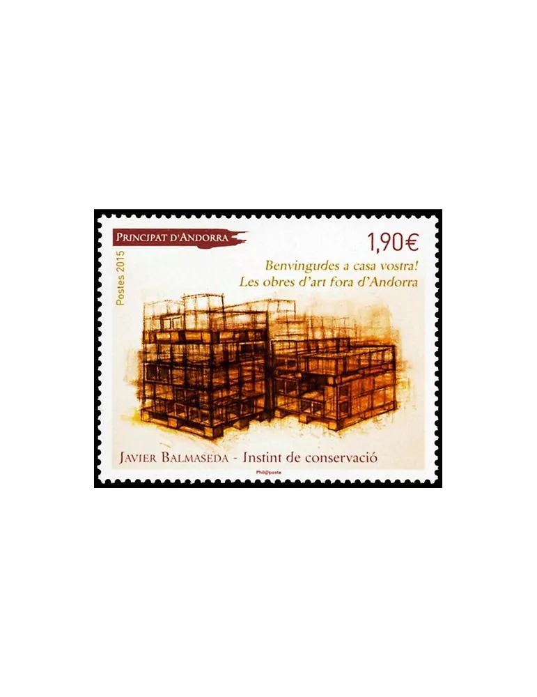 n° 763 - Timbre Andorre Poste