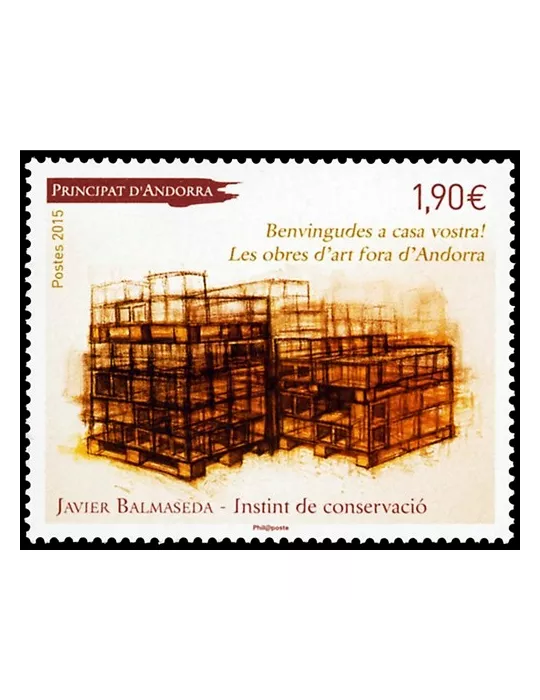 n° 763 - Timbre Andorre Poste