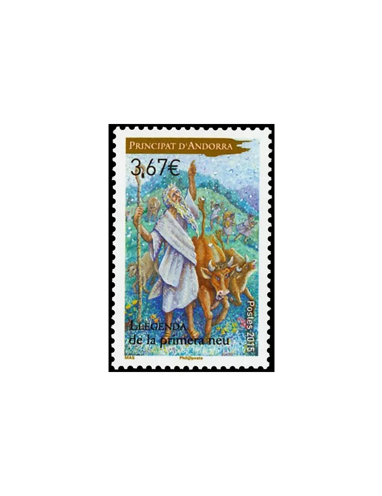 n° 764 - Timbre Andorre Poste