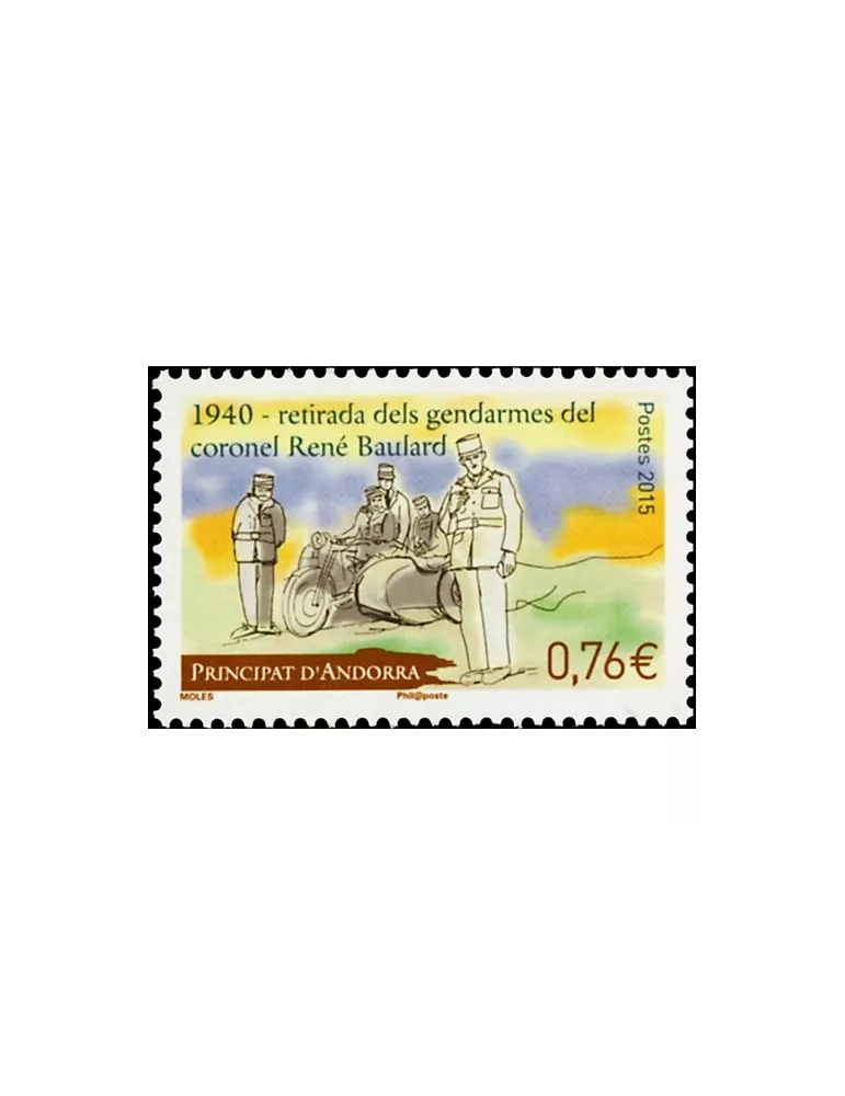 n° 766 - Timbre Andorre Poste