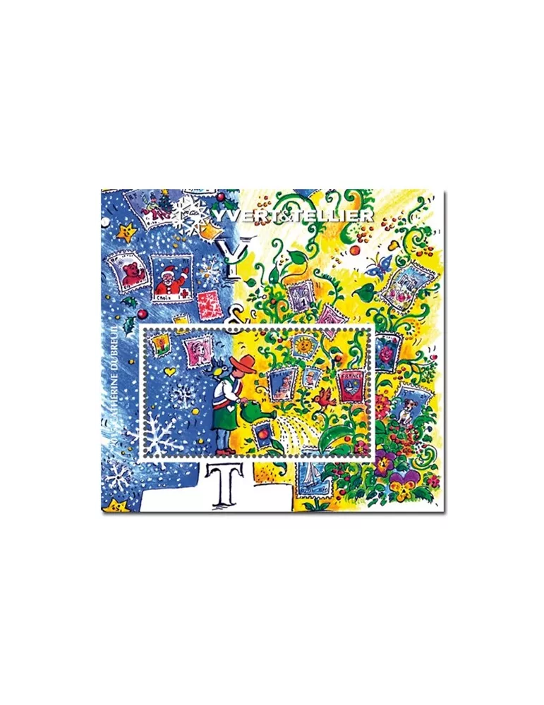 n° 8 - Timbre France Bloc Yvert et Tellier (DUBREUIL)