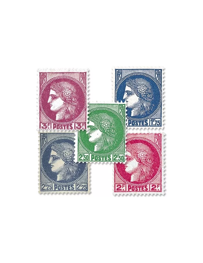 n° 372/376 - Timbre France Poste