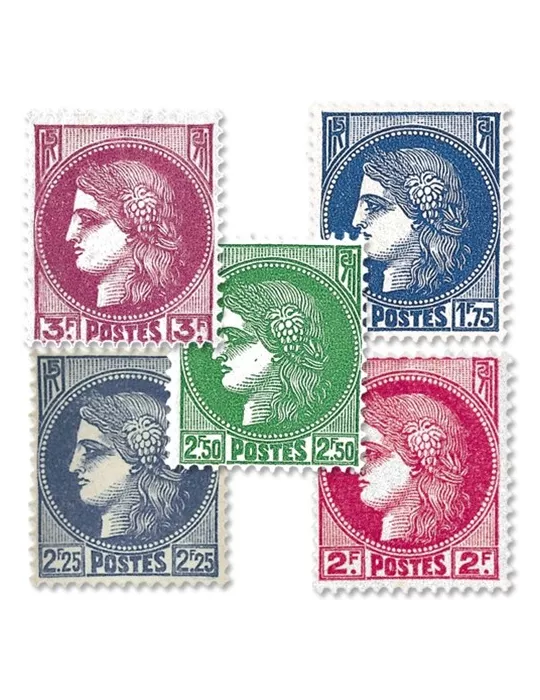 n° 372/376 - Timbre France Poste