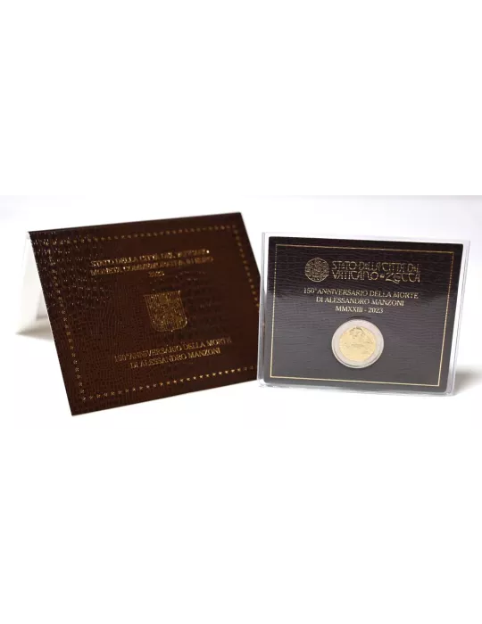 BU : 2 EURO COMMEMORATIVE 2023 : VATICAN (150 ans de la Mort d'Alessandro Manzoni)