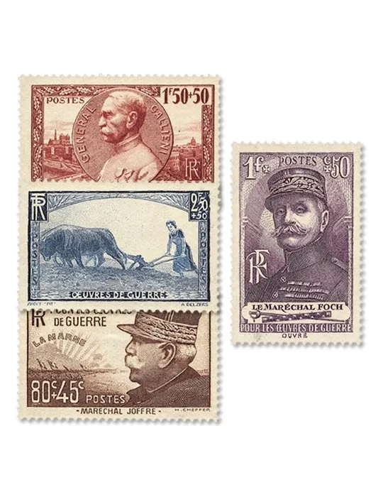 n° 454/457 - Timbre France Poste