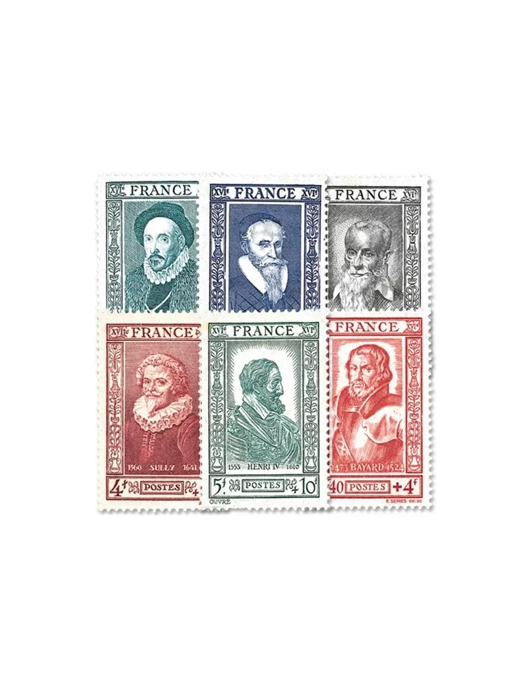 n° 587/592 - Timbre France Poste