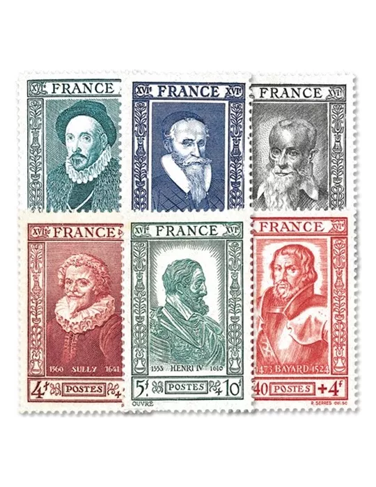 n° 587/592 - Timbre France Poste