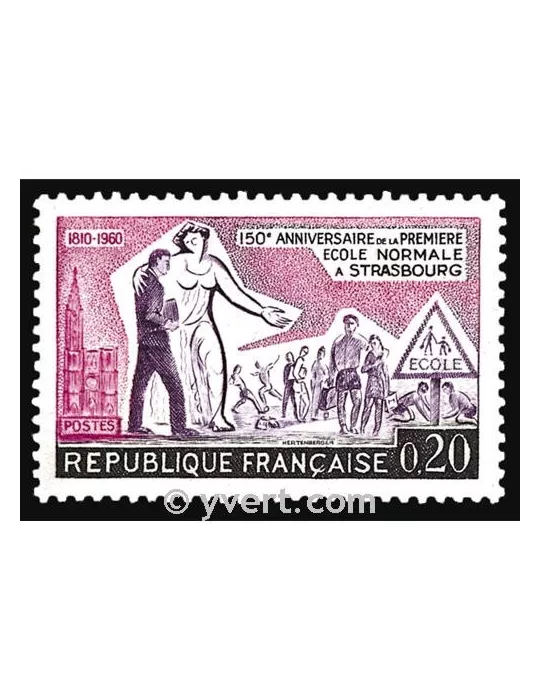 n° 1254 - Timbre France Poste