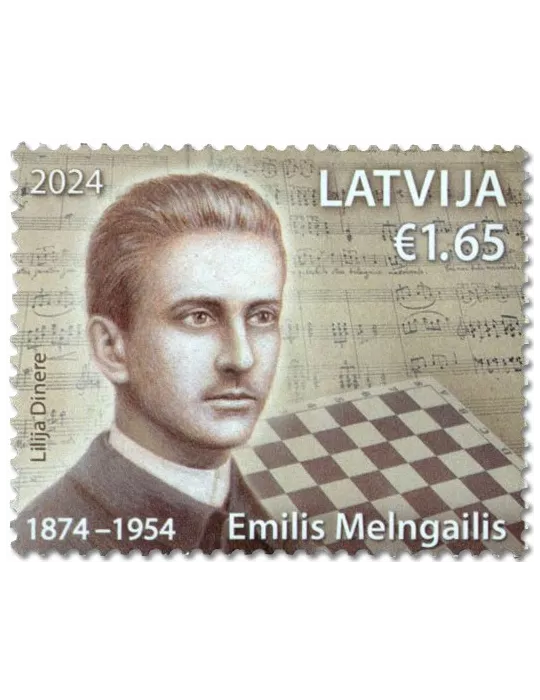 n° 1190 - Timbre LETTONIE Poste