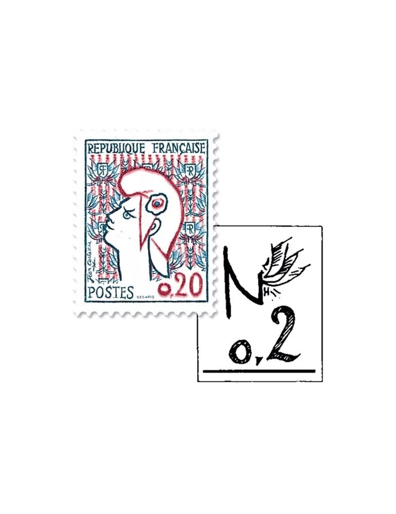 n° 1282a - Timbre France Poste