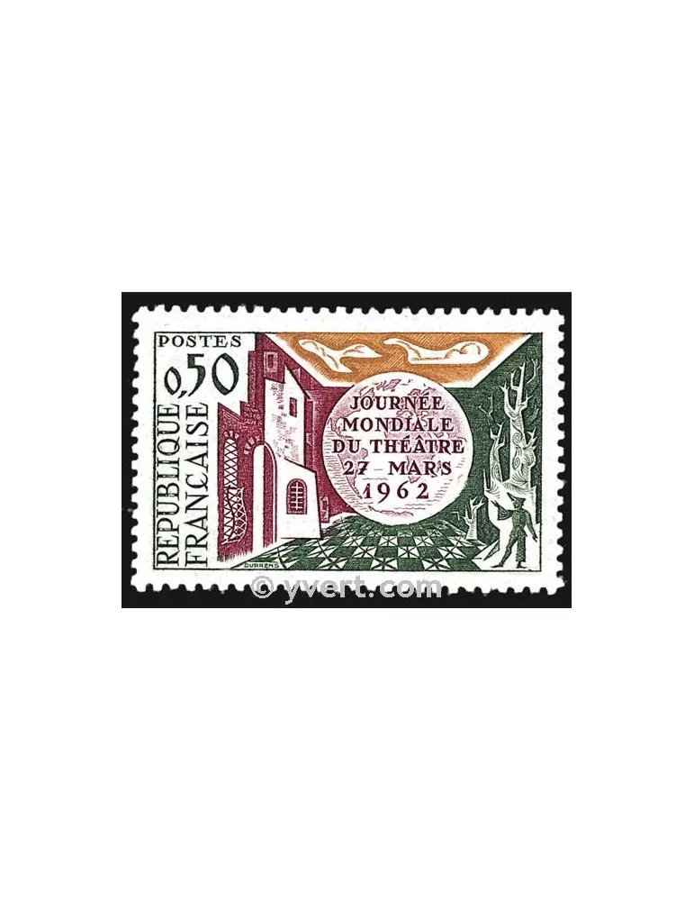 n° 1334 - Timbre France Poste