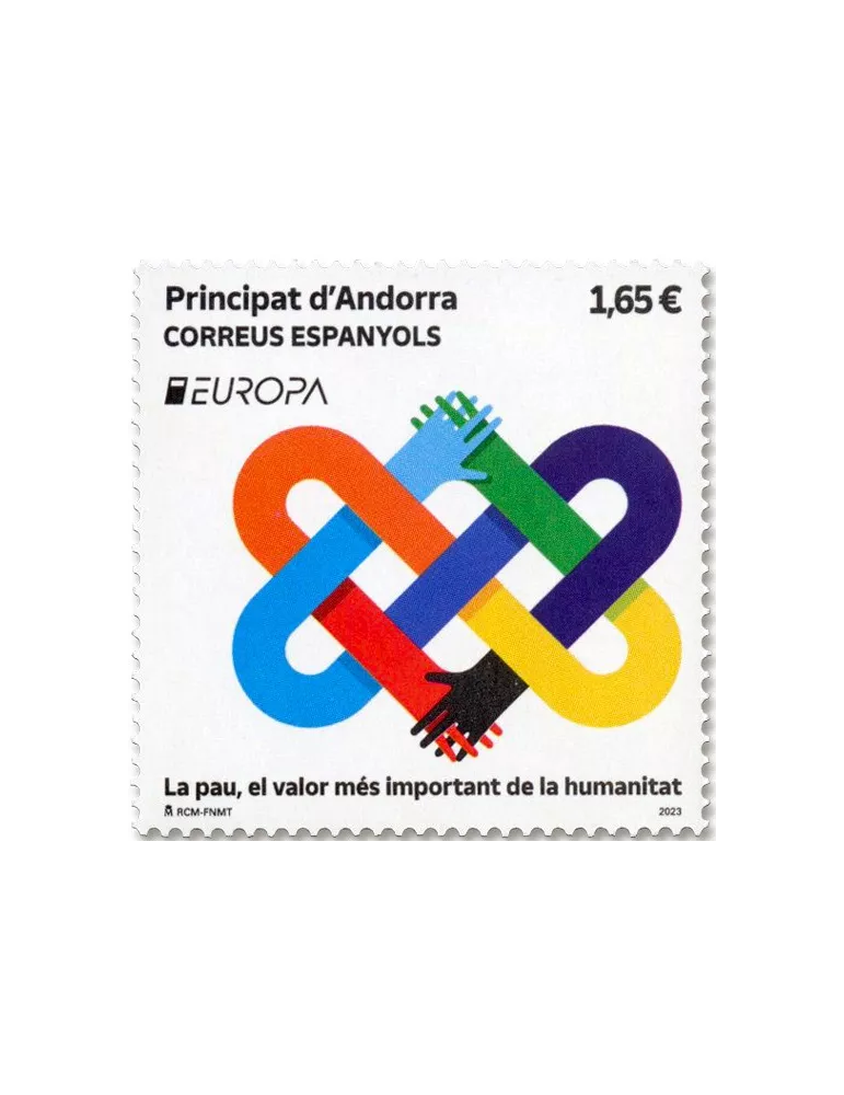 n° 530 - Timbre ANDORRE ESPAGNOL Poste (EUROPA)
