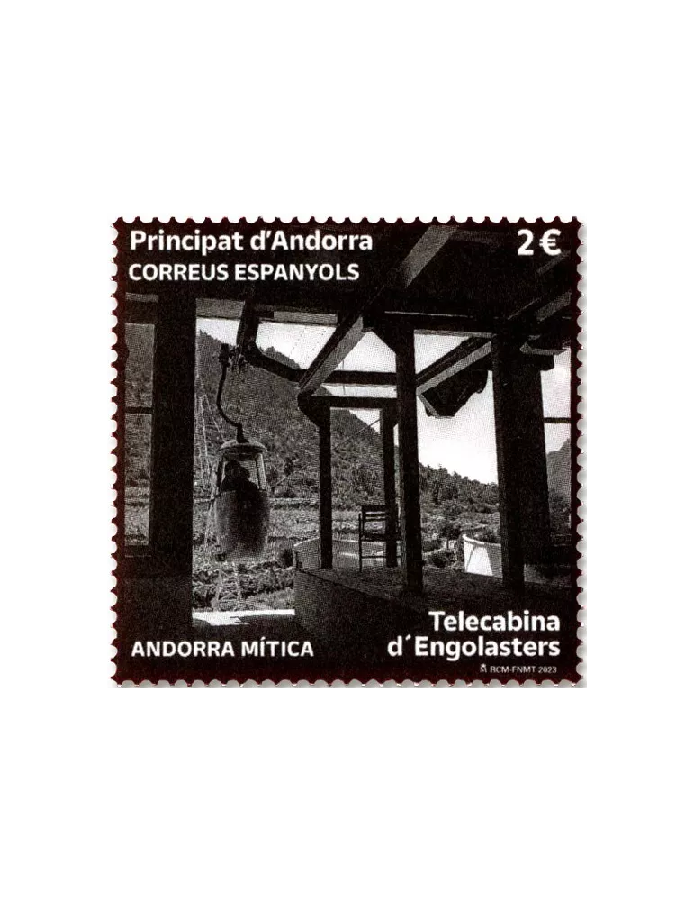 n° 535 - Timbre ANDORRE ESPAGNOL Poste