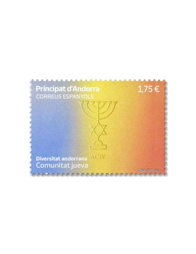 n° 536 - Timbre ANDORRE ESPAGNOL Poste